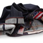 Williamsburg American-made selvedge raw denim jeans with flag pocket bags