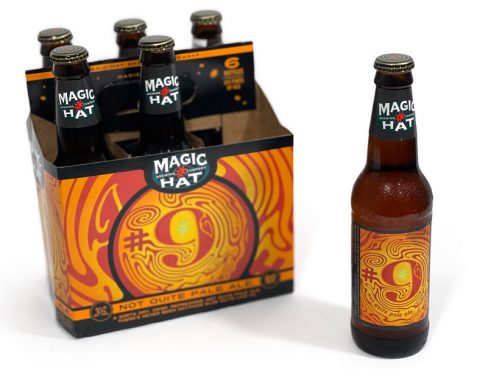 Magic Hat # 9 beers six-pack of 12-oz. bottles in case
