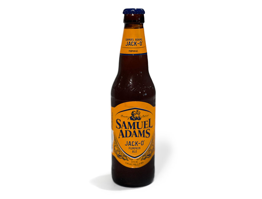 12-ounce bottle of Samuel Adams Jack-O Pumpkin Ale taste tested for a review of the best pumpkin beers
