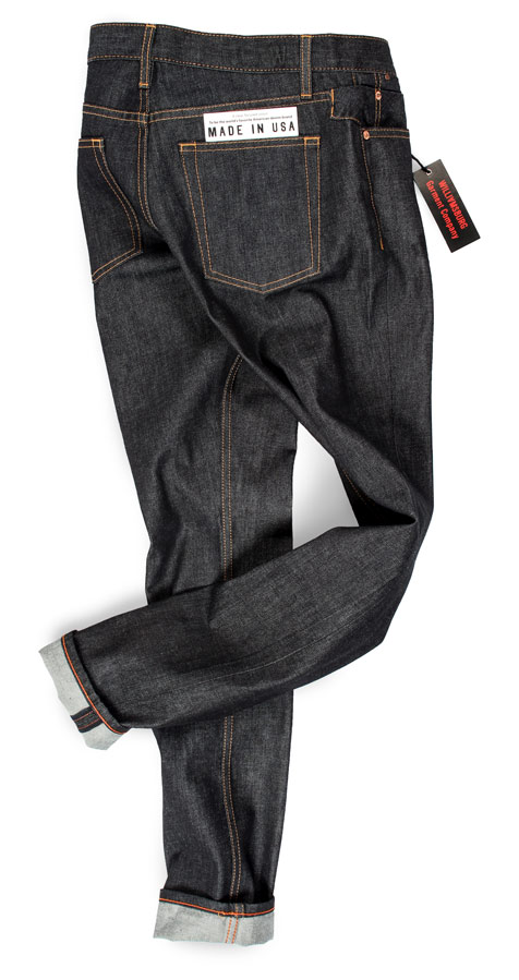 Hope Street men's tapered American-made jeans
