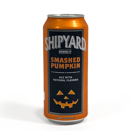 A 16-ounce can of Shipyard Smashed Pumpkin ale for best pumpkin beers ranking