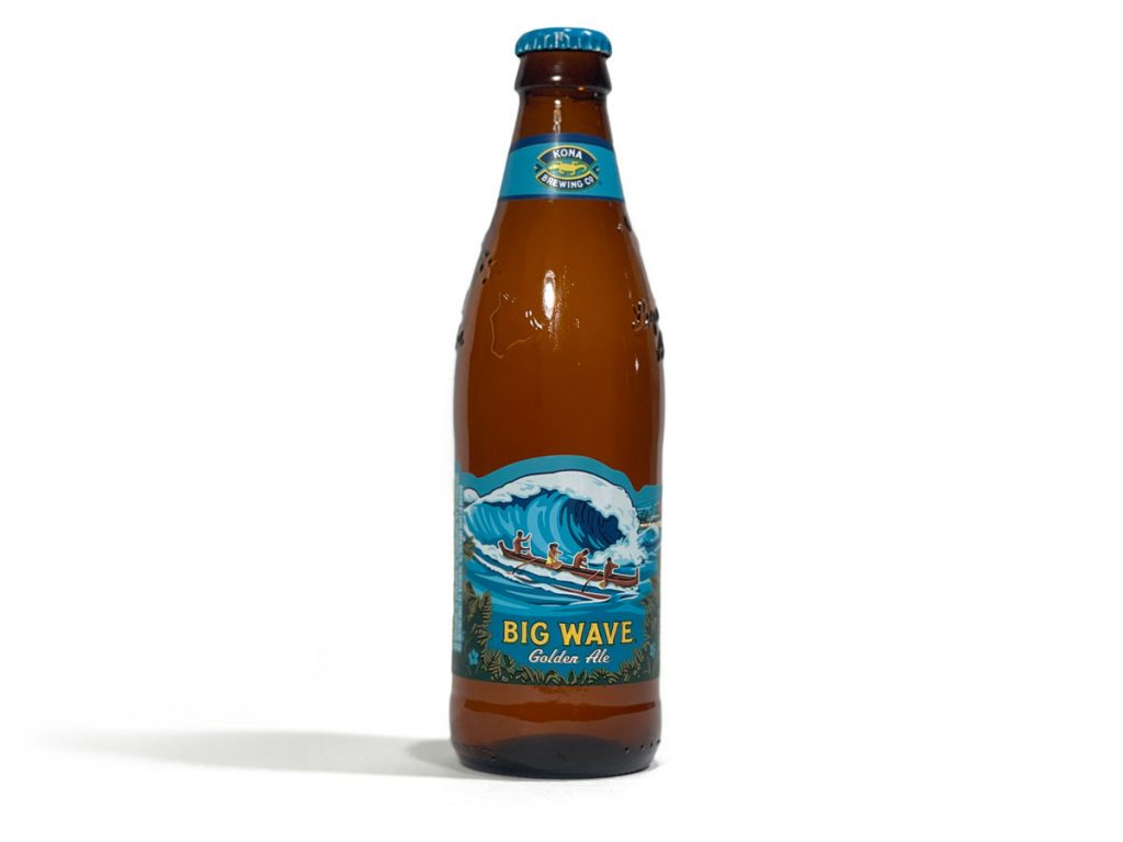 A 12 oz. bottle of Kona Big Wave Golden Ale, ranked the best-tasting beer by Denim BMC.