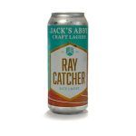 A 16-ounce can of Jack's Abby Ray Catcher beer for review as one of the most refreshing craft beers and rice lagers.