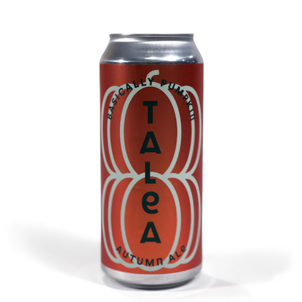Talea Beer Co. Basically Pumpkin Autumn in a 16-ounce can for taste review on the blog Denim Beer machines and Coffee.